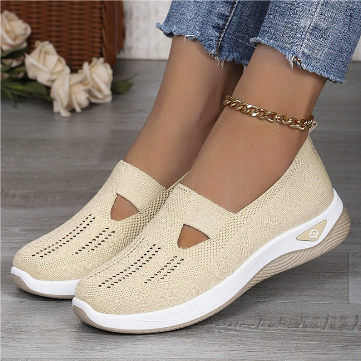 Middle-aged And Elderly Mom Shoes Soft Bottom Casual Mesh Shoes