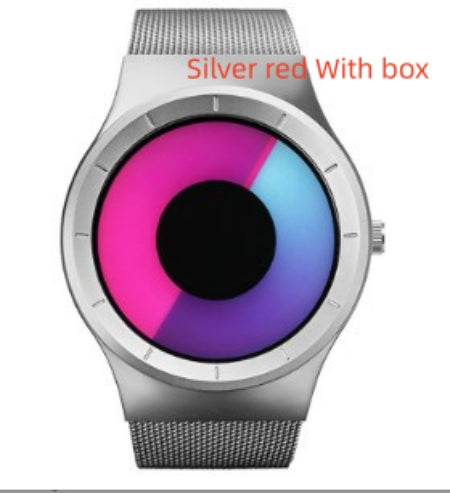 Casual Stainless steel Mesh Band Unisex Watch