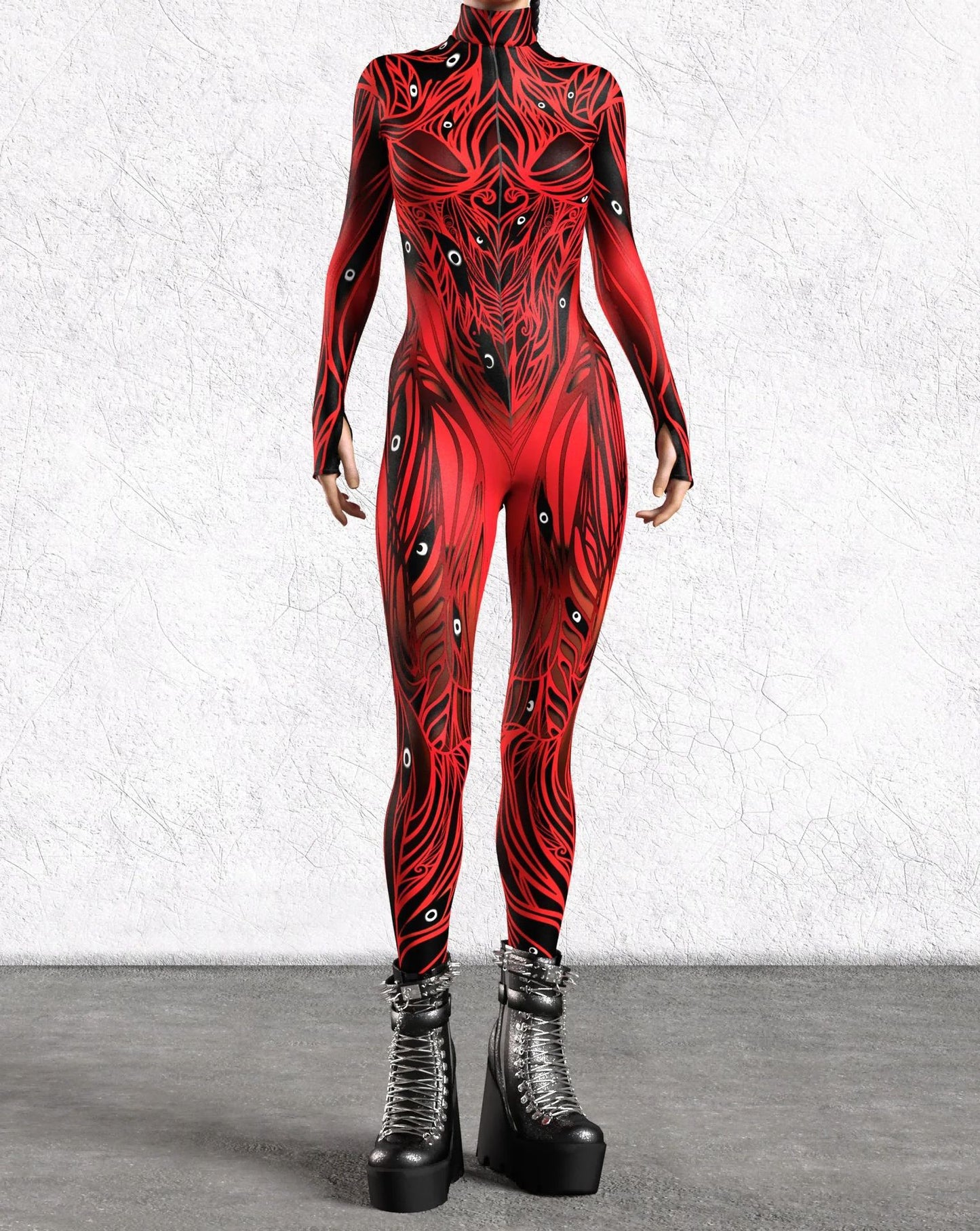 Tights Digital Printing One-piece Play Costume
