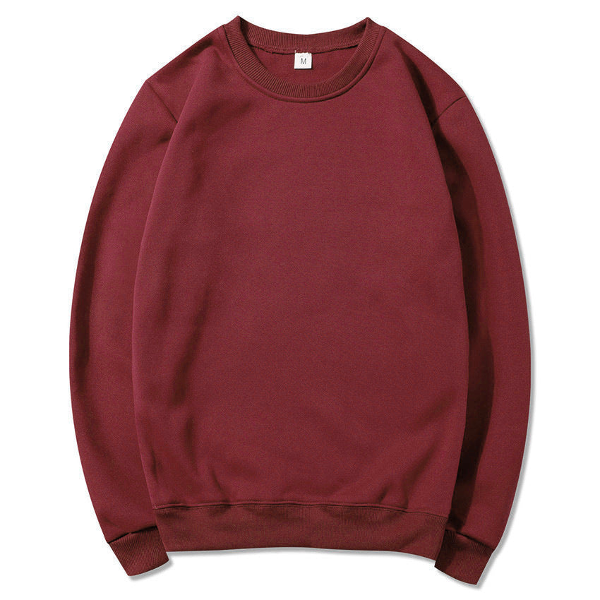 Mænds afslappede sweatshirt med rund hals