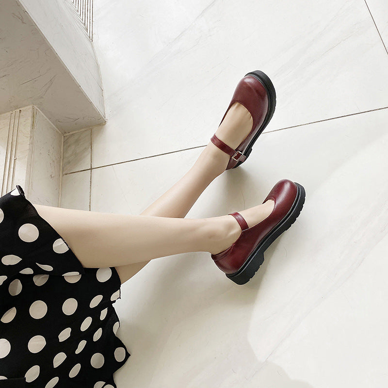 New Women's Shoes With Shallow Buckle