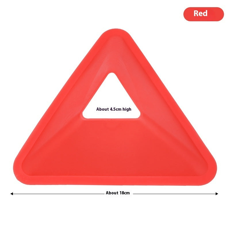 Triangle Sign Plate Training Obstacle Sign Plate