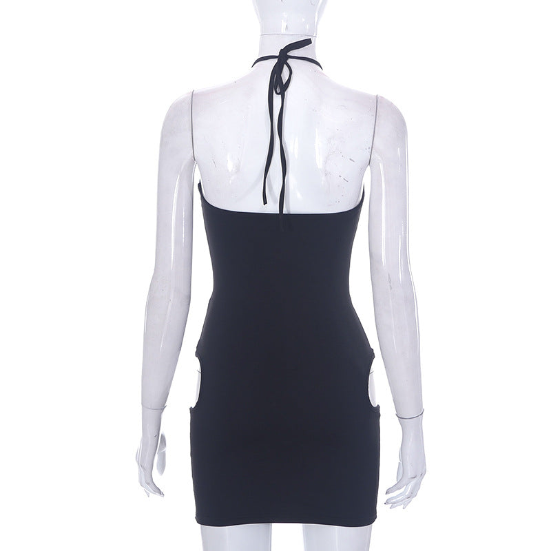 Fashionable Buttocks Cut Out Dress For Women