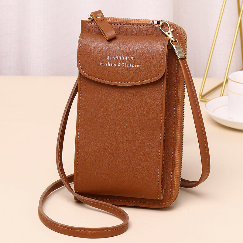 Women's Stylish And Portable Large Capacity Vertical Shoulder Crossbody Bag