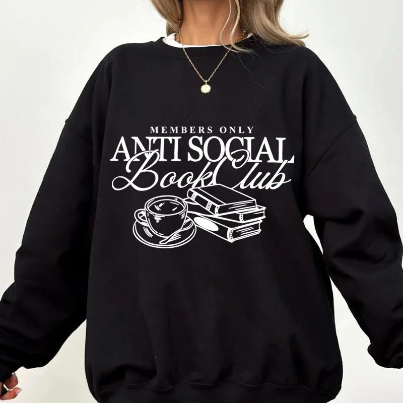 Printed English Sweater Women's Loose Fashion