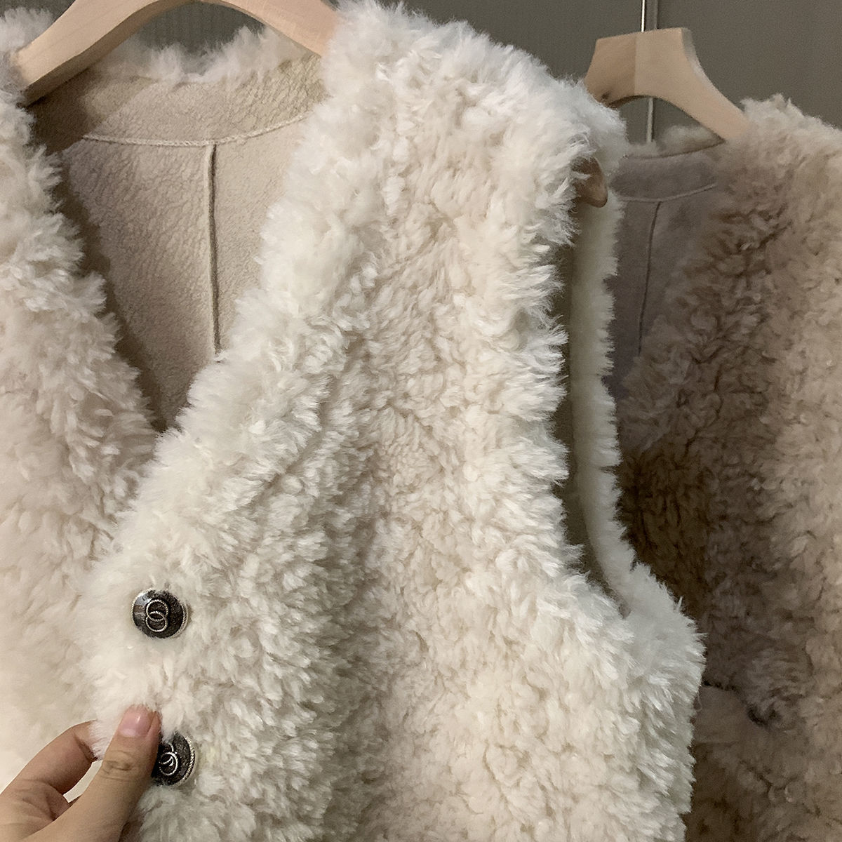 Women's Lamb Wool All-match Thickened Vest