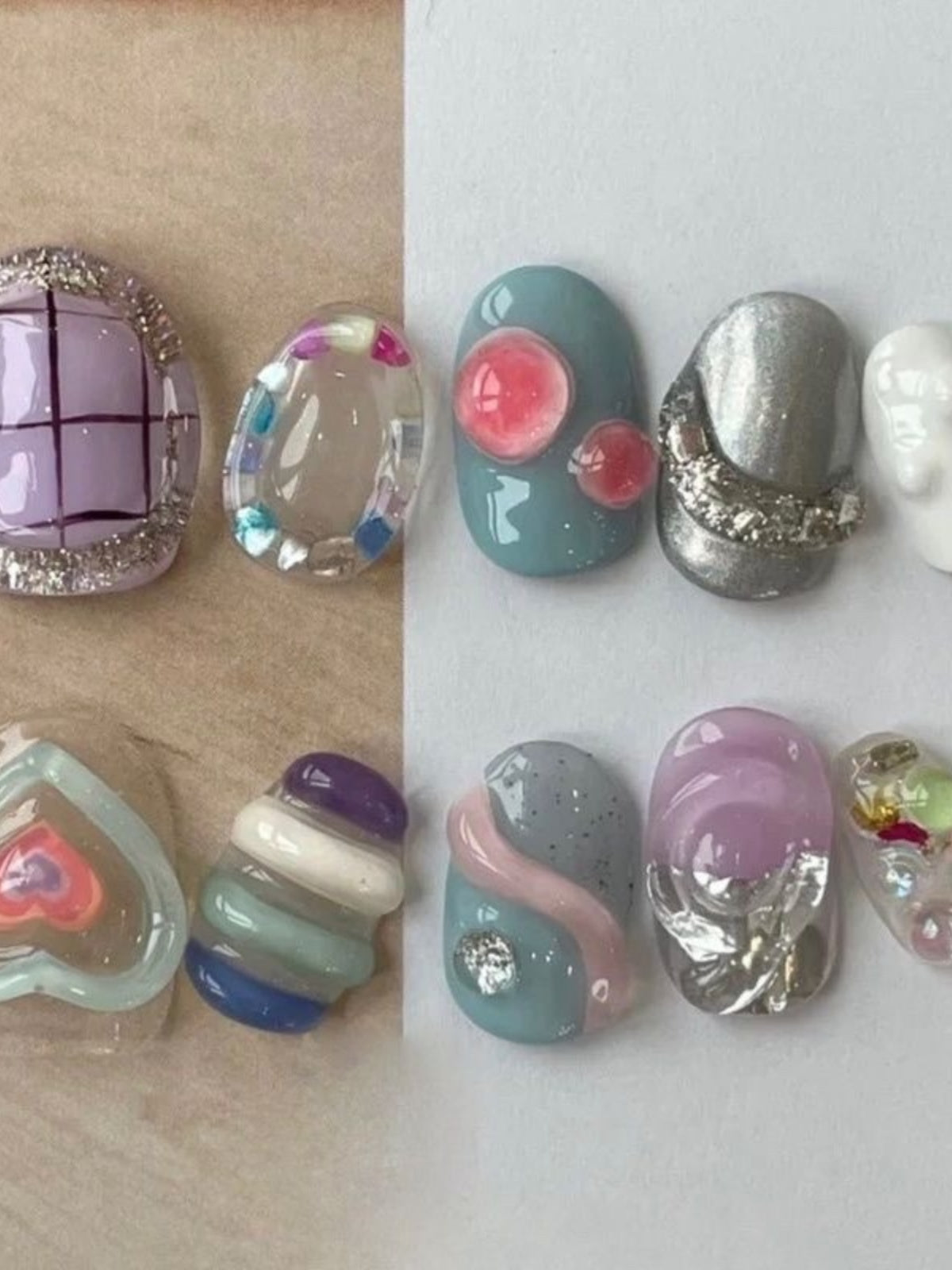 New Detachable Advanced Cute Heavy Industry Pure Desire Wind Student Best-selling Nail Beauty