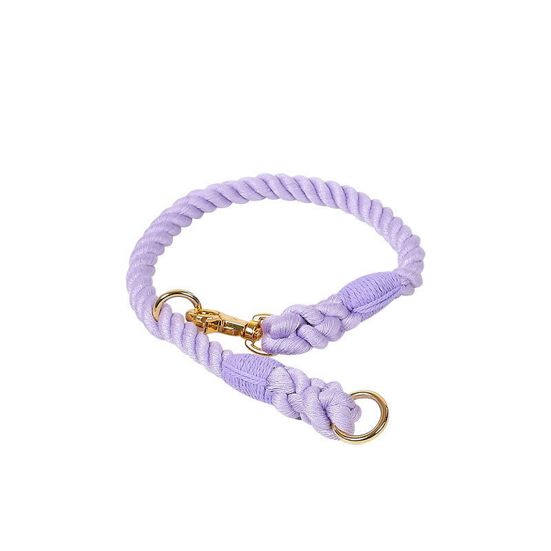 P-type Collar For Small And Medium Dogs With Adjustable Weave