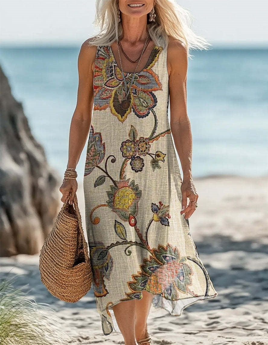 New Style Floral Dress For North American And European Independent Websites