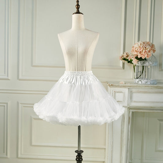 Krinoline Benløs Blød Slør Lolita Prinsesse Pettiskirt Candyfloss Skyer Krinoline