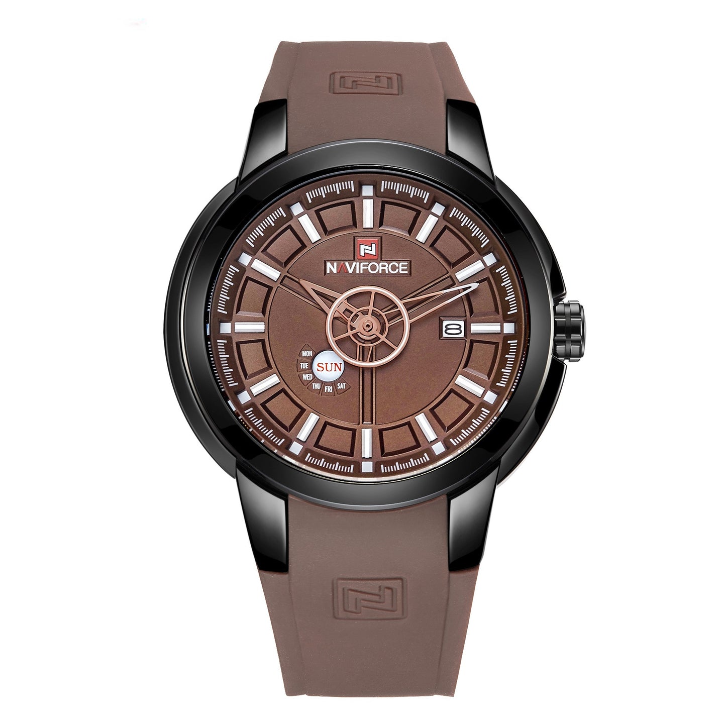 Men's Waterproof Quartz Sports Watch With Calendar