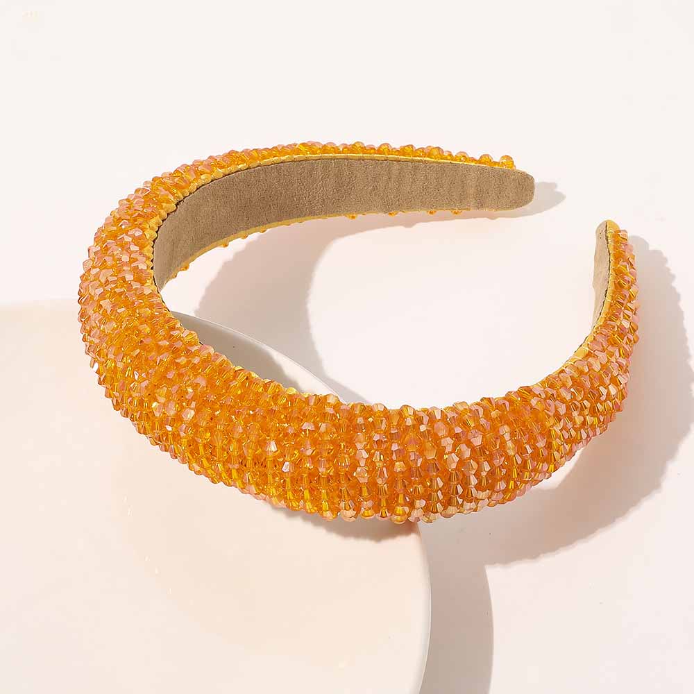 Women's Wide Brim Baroque Crystal Headband