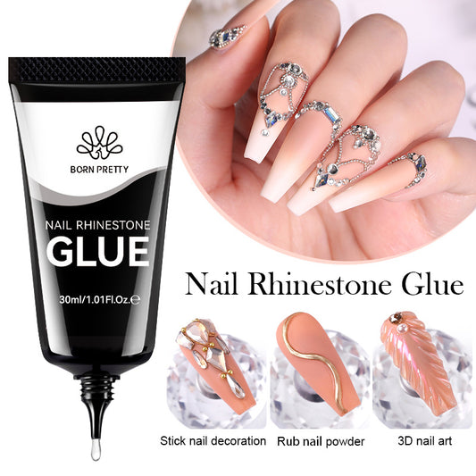Super Sticky Long-lasting Rub Powder Wash-free Manicure Nail Tip