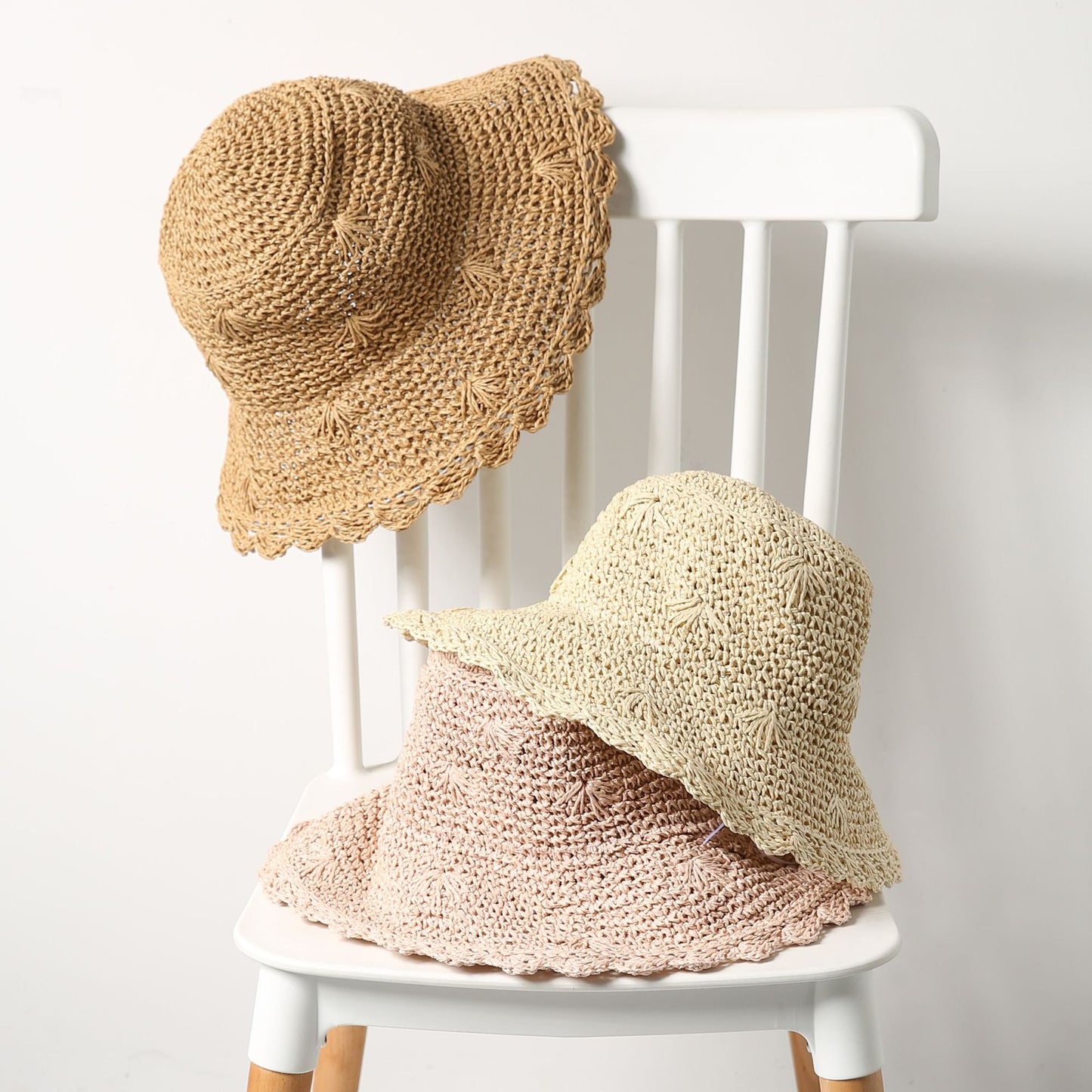 Women's Summer Foldable Beach Hat Sunshade