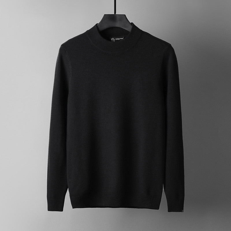 Casual Half High Neck Round Neck Sweater Bottoming Shirt