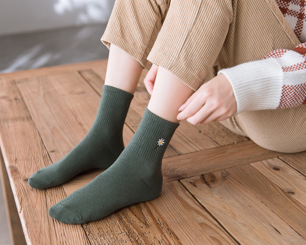 Thin Korean College Style Japanese Cute Female Socks In Summer