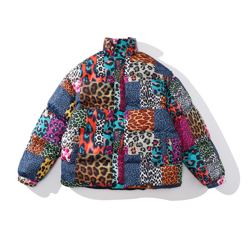 Longteng Full Printed Cotton Clothes High Street Loose