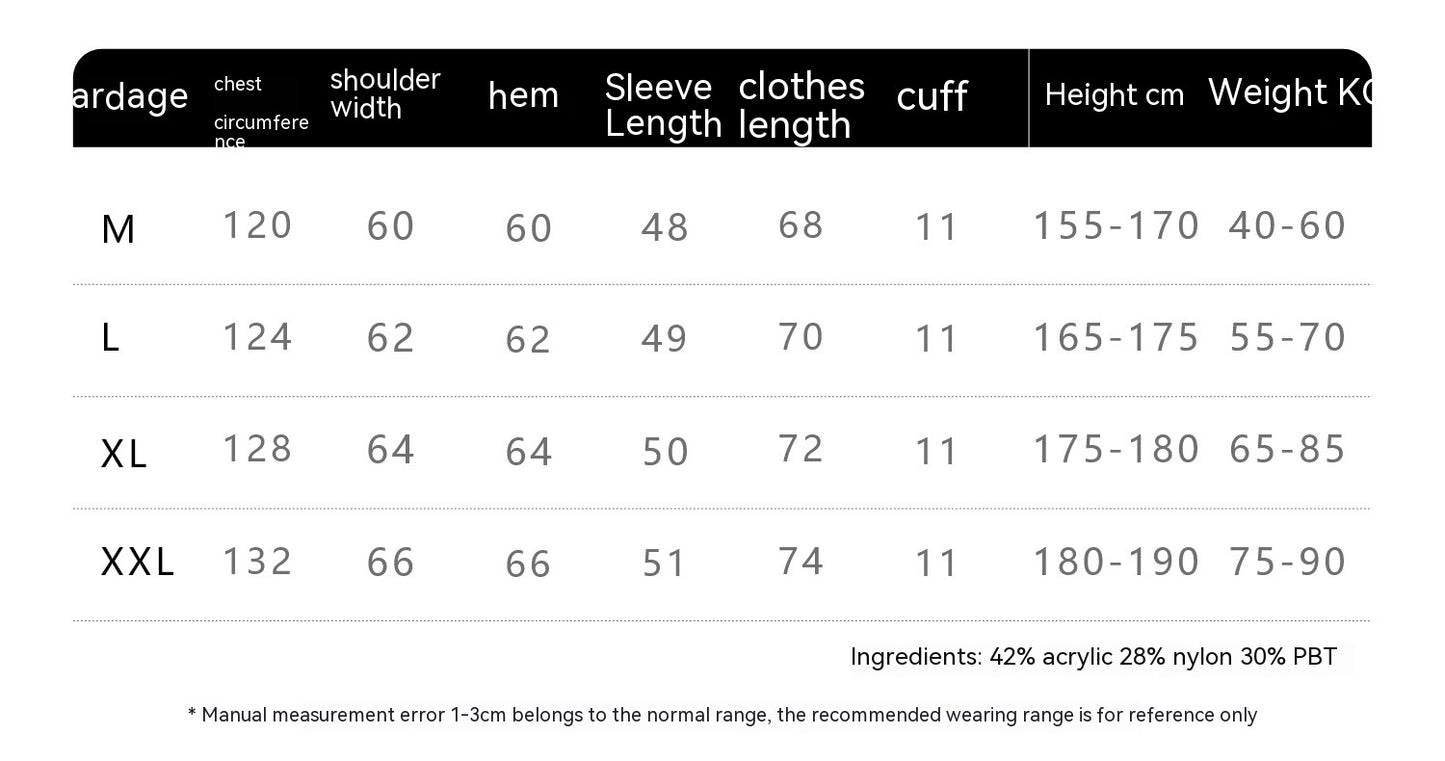 American Retro Contrast Color Knitted Sweater