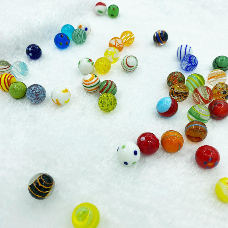 Colorful Solid Game Glass Marbles Fish Tank And Flower Pot Decoration