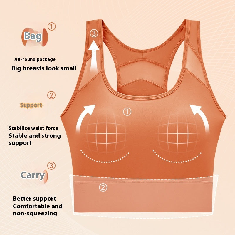 Chubby Plus Size Women's Clothing Yoga Clothes Mesh Breathable Fat Sister Slimming Top