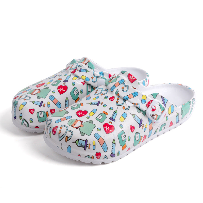 Operating Room Slippers EVA Toe Box Soft Bottom Protection