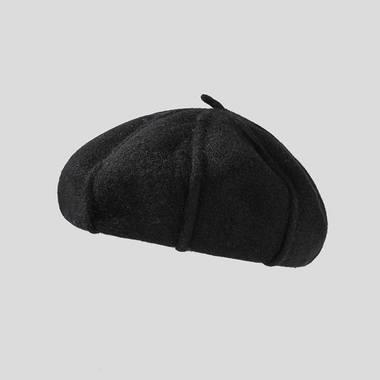 Japanese Simple Women's Cashmere Knitted Beret