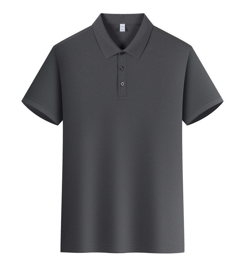 Short-sleeve Ice-feel Workwear With A Lapel Collar