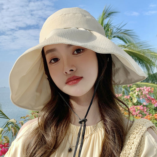 Top Big Brim Sun Hat UV Protection Vinyl Sun Protective
