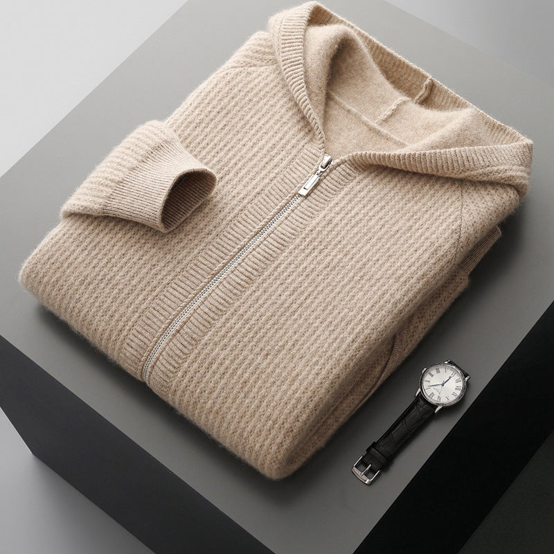 Knitted Cardigan Wool Coat Australian Men