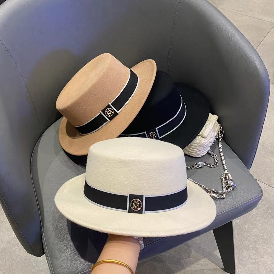 Retro flad tophat filthat til kvinder