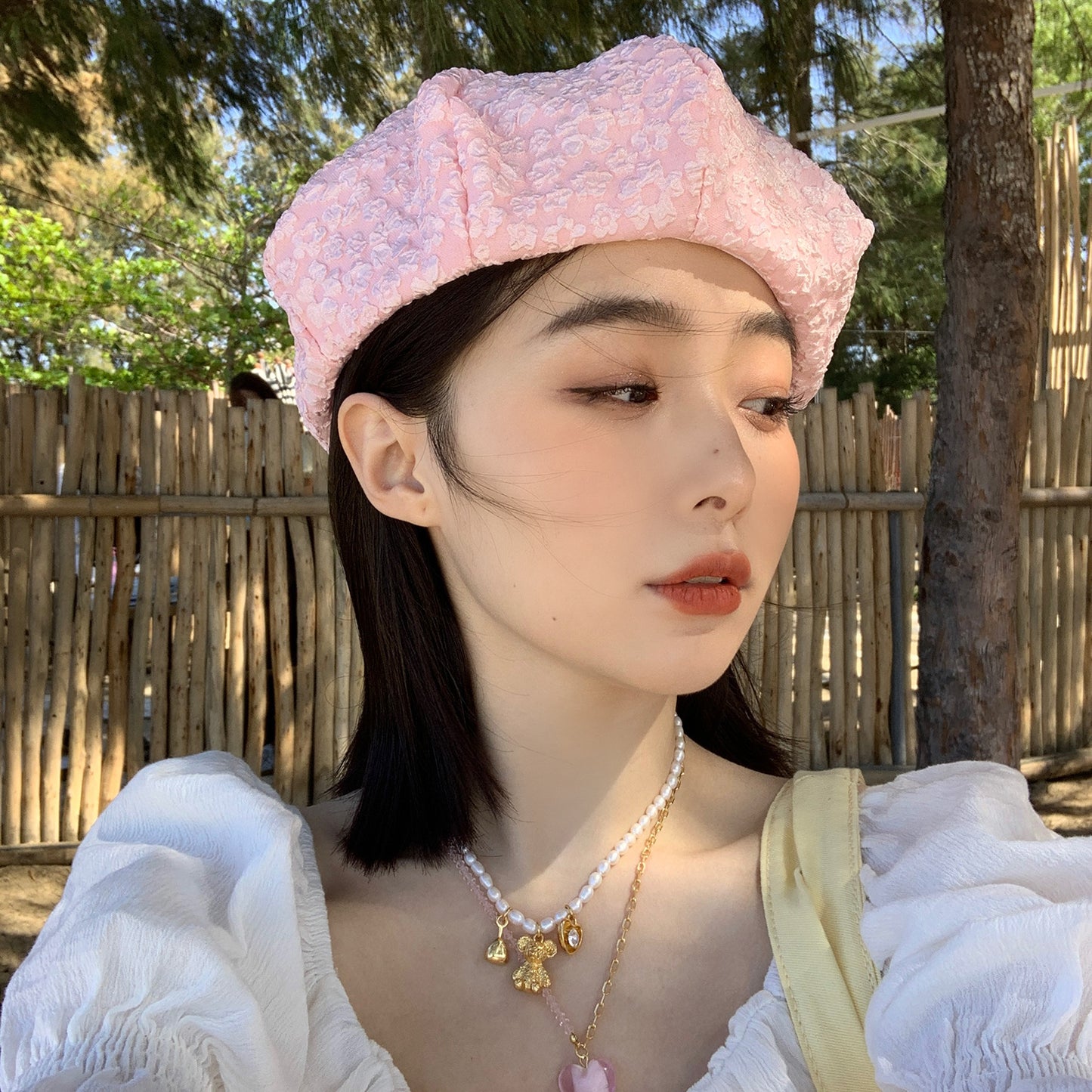 Korean Summer Thin Pleated Painter Hat