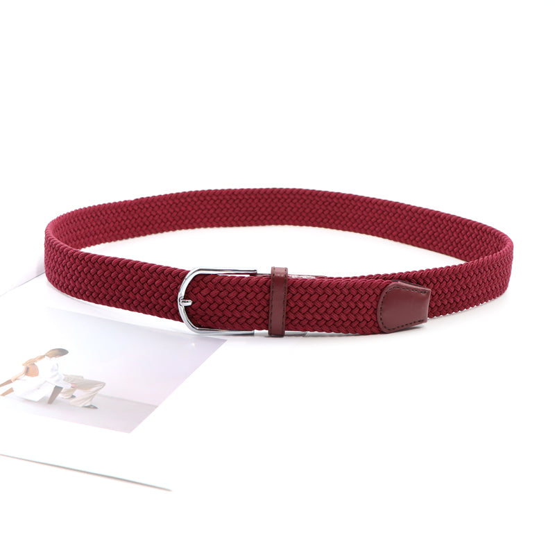 New Casual Versatile Braided Elastic Belt