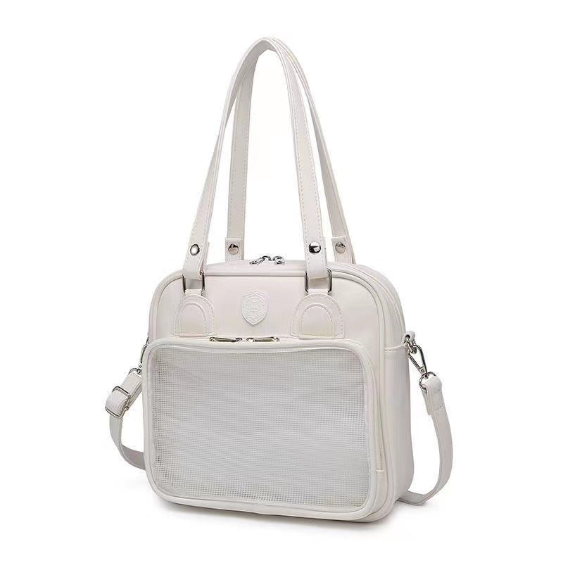 Original CONAI Bear Rabbit Cat Square Commuter Tote Messenger Bag