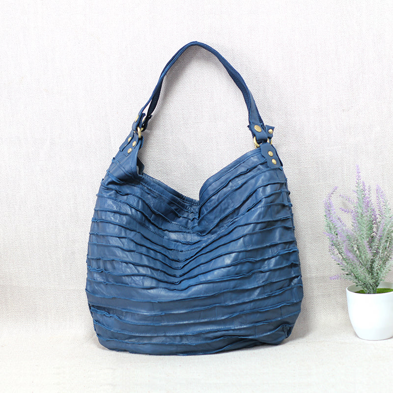 Blød læder Let design Afslappet Skulder Crossbody Dual-use Taske