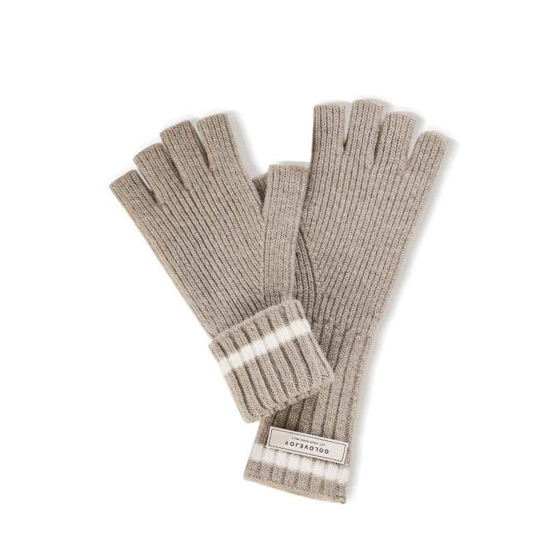 Women's Wool Knitted Long Gloves
