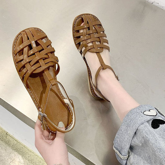Women's Fashion Outerwear Flat All-match Sandals