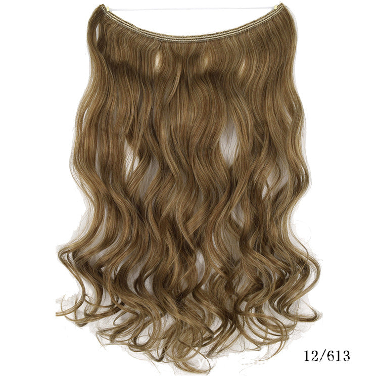 Women's One-piece Seamless Hair Extension Wig Set