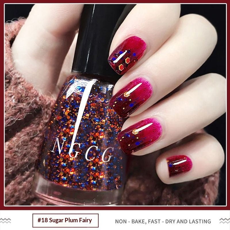 No-bake Non-tear New 28-color Nail Polish