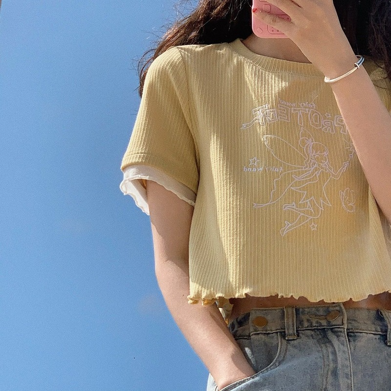 European And American Women's Loose Short-sleeved T-shirt