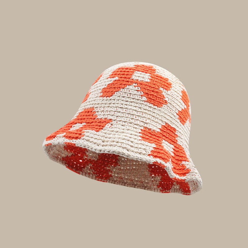 Handmade Woven Head-wrapping Hat Hollow Retro Artistic