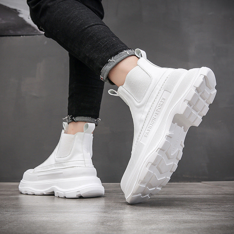 Thick-soled High-top Casual Set Of  Boots