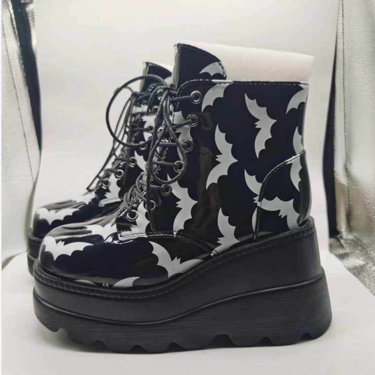 New Belt Buckle Of Muffin Thick Bottom Large Women's Boots