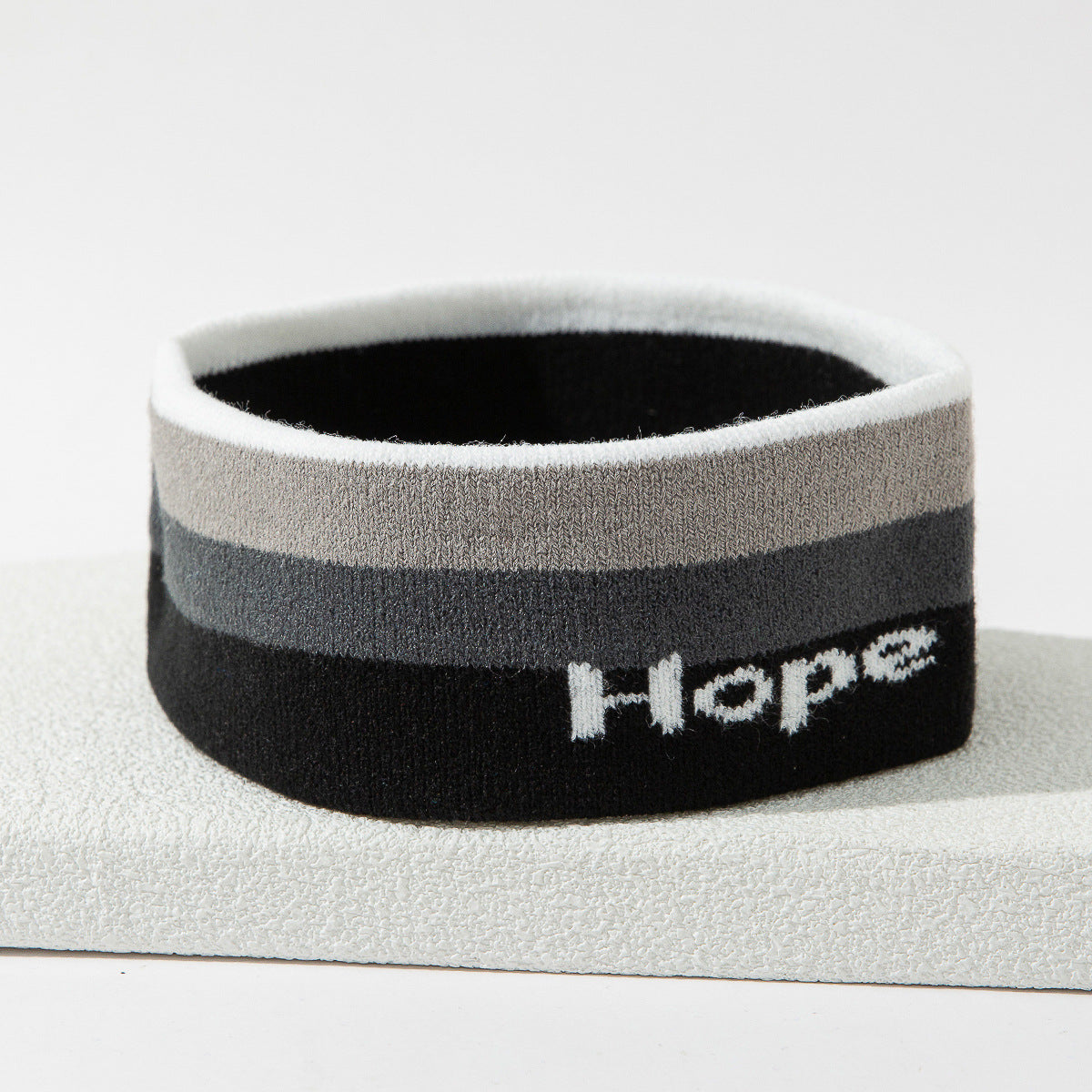 Stretch Sports Sweat-absorbent Knitted Hair Band