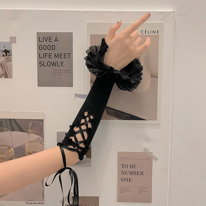 Girl Anime Sunscreen Arm Sleeves Gloves