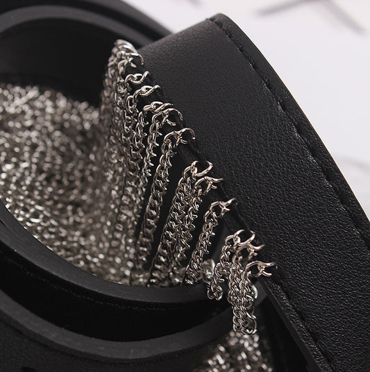 Chain Decoration Belt Belt Ladies New Trend