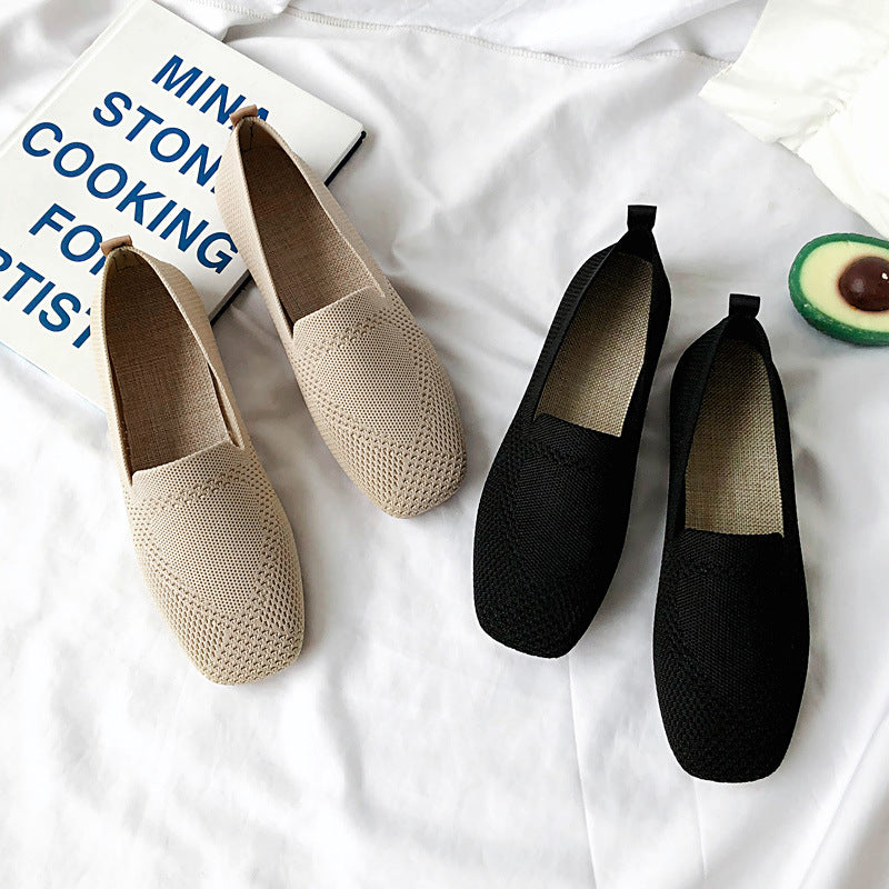 Spring Breathable Soft Soles Maternity Shoes Woven