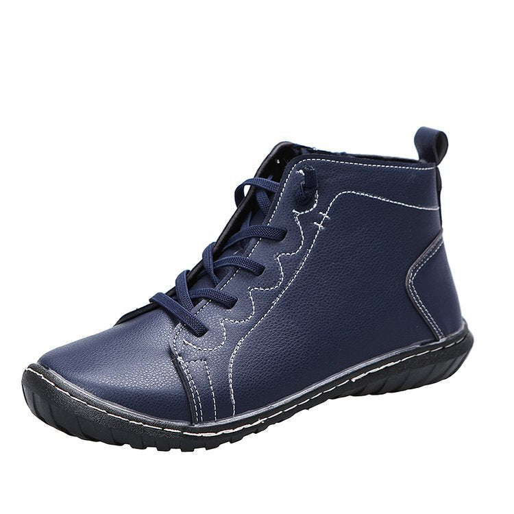 Foreign Trade Plus Size Round Head Female Martin Boots