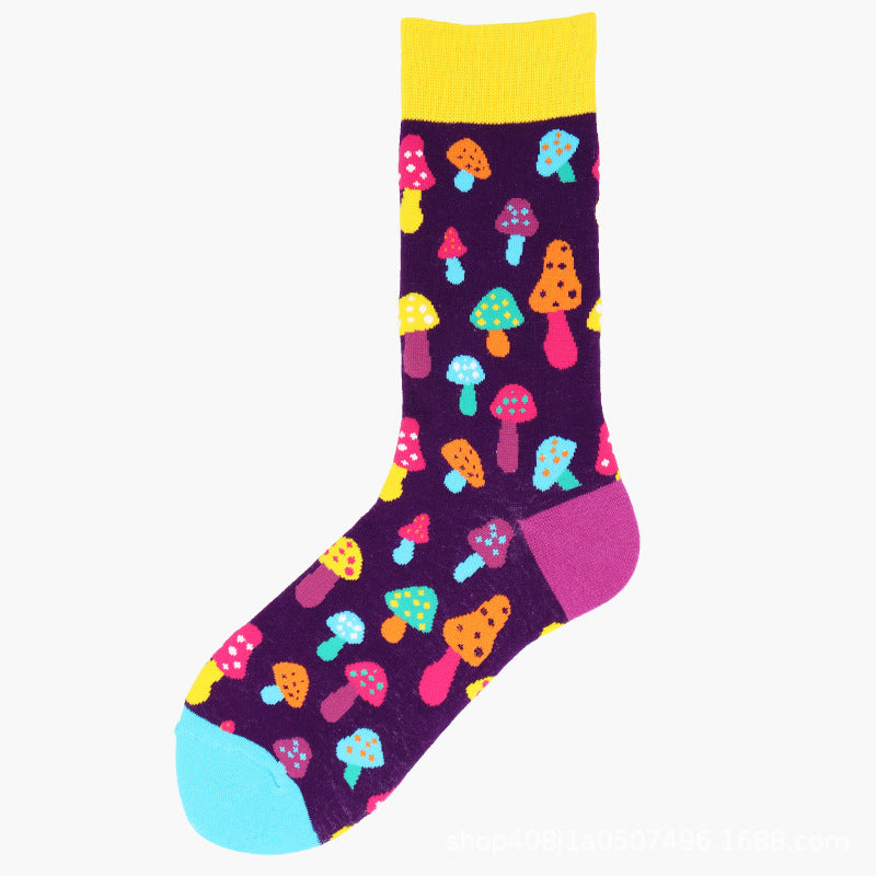 Mid-calf For Fall And Winter Long Cotton Socks