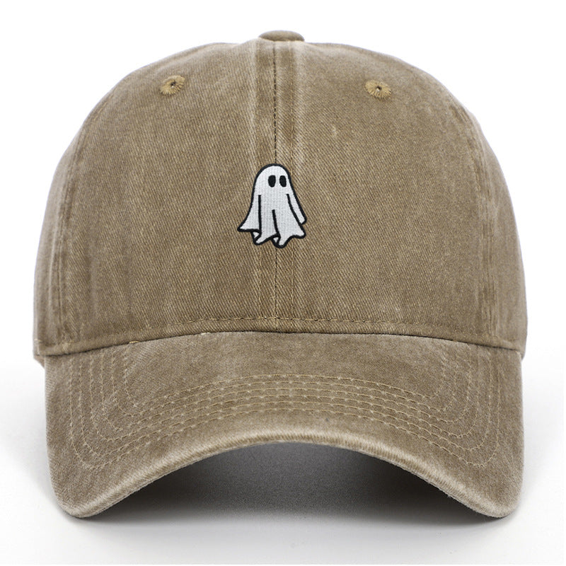 Washed Distressed Embroidered Baseball Cap For Casual Outdoor Sports