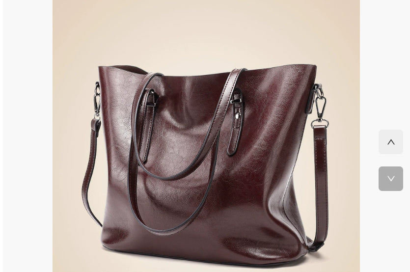 new European fashion bags handbag shoulder bag tote bag winter oil